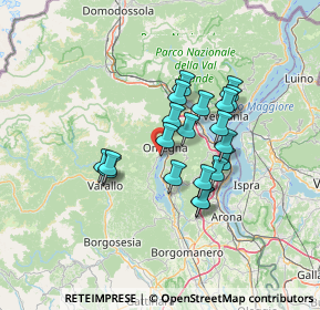 Mappa Via Erbera, 28887 Omegna VB, Italia (10.5195)