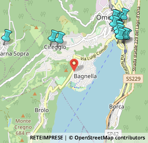 Mappa Via Erbera, 28887 Omegna VB, Italia (1.42154)