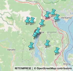 Mappa Via Erbera, 28887 Omegna VB, Italia (5.88167)