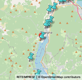 Mappa Via Erbera, 28887 Omegna VB, Italia (5.80133)