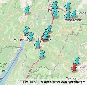 Mappa Via Brigata Mantova, 38068 Rovereto TN, Italia (15.65842)