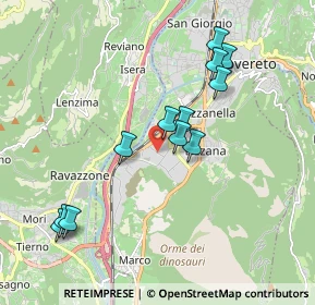 Mappa Viale Caproni Giovanni, 38068 Rovereto TN, Italia (1.80667)