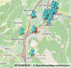 Mappa Viale Caproni Giovanni, 38068 Rovereto TN, Italia (2.2845)