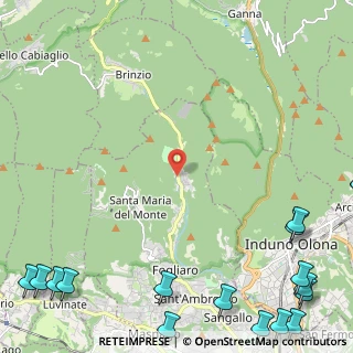 Mappa Strada Provinciale, 21100 Rasa di Varese VA, Italia (4.14529)