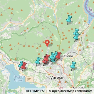 Mappa Strada Provinciale, 21100 Rasa di Varese VA, Italia (4.36357)