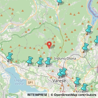 Mappa Strada Provinciale, 21100 Rasa di Varese VA, Italia (6.38667)