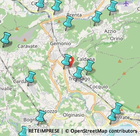 Mappa Contrada Intelo, 21034 Cocquio-trevisago VA, Italia (3.279)