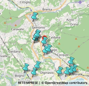 Mappa Contrada Intelo, 21034 Cocquio-trevisago VA, Italia (2.02235)