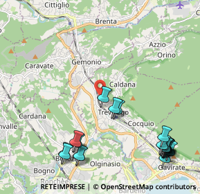 Mappa Contrada Intelo, 21034 Cocquio-trevisago VA, Italia (2.791)