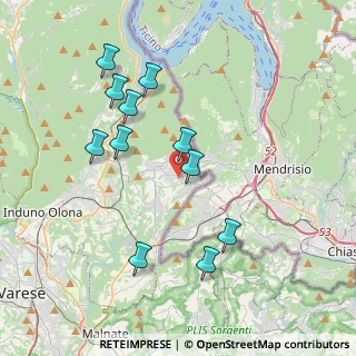 Mappa Via Clivio, 21050 Saltrio VA, Italia (3.76455)