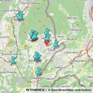 Mappa Via Clivio, 21050 Saltrio VA, Italia (1.84929)
