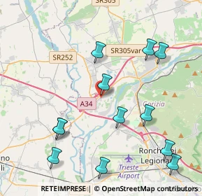 Mappa Via Giulia, 34070 Villesse GO, Italia (4.6375)