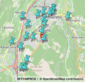 Mappa Via della Concordia, 38068 Rovereto TN, Italia (2.108)