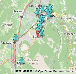 Mappa Via della Concordia, 38068 Rovereto TN, Italia (1.81429)