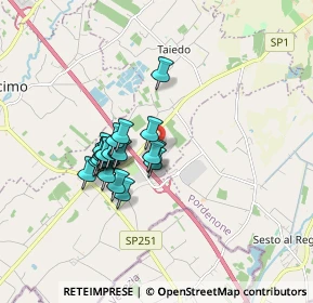 Mappa Villotta, 33083 Villotta PN, Italia (1.2845)