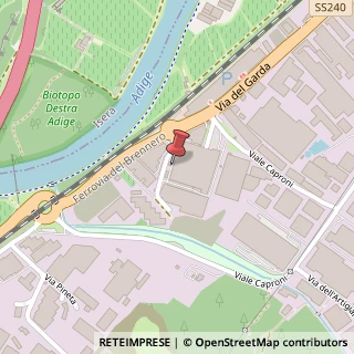 Mappa Via del Garda, 44, 38068 Rovereto, Trento (Trentino-Alto Adige)