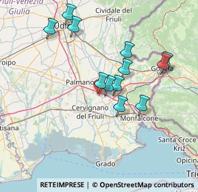 Mappa Via Dante Alighieri, 33041 Aiello del Friuli UD, Italia (13.30167)