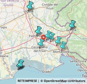 Mappa Via Dante Alighieri, 33041 Aiello del Friuli UD, Italia (16.38333)