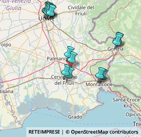 Mappa Via Dante Alighieri, 33041 Aiello del Friuli UD, Italia (18.1135)