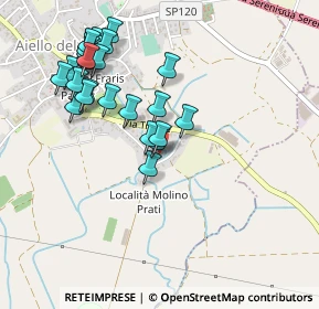 Mappa Via Dante Alighieri, 33041 Aiello del Friuli UD, Italia (0.51111)