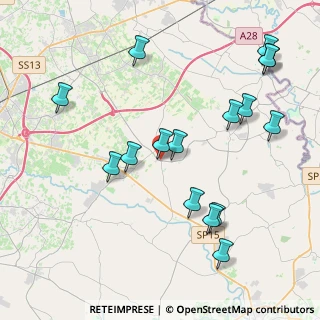 Mappa Via Meazza, 31013 Codogné TV, Italia (4.52875)