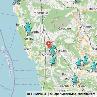 Mappa Monvalle, 21020 Monvalle VA, Italia (3.36333)