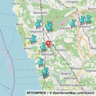 Mappa Monvalle, 21020 Monvalle VA, Italia (2.21636)