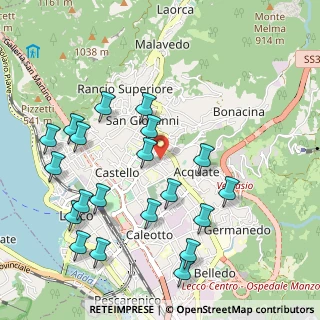 Mappa Via Caldone, 23900 Lecco LC, Italia (1.127)