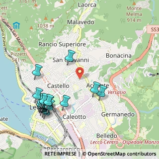 Mappa Via Caldone, 23900 Lecco LC, Italia (1.2115)
