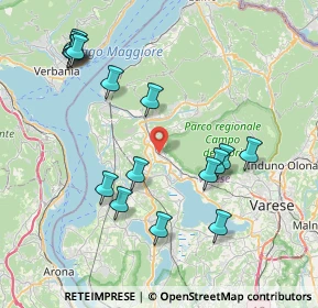 Mappa Via Europa, 21034 Cocquio-trevisago VA, Italia (8.53438)