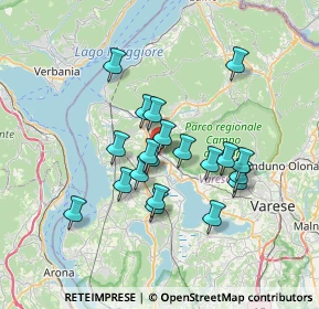 Mappa Via Europa, 21034 Cocquio-trevisago VA, Italia (5.768)
