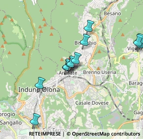 Mappa Strada Statale, 21051 Arcisate VA, Italia (1.805)