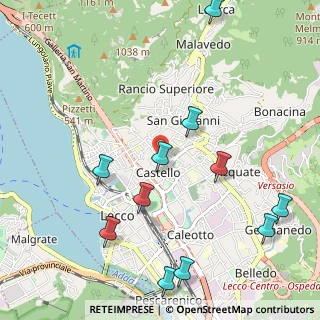 Mappa Via Monsignor Mauro Luigi Moneta, 23900 Lecco LC, Italia (1.23)
