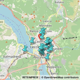 Mappa Via Moneta, 23900 Lecco LC, Italia (1.25444)