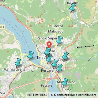 Mappa Via Moneta, 23900 Lecco LC, Italia (2.07692)