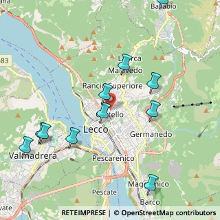 Mappa Via Monsignor Mauro Luigi Moneta, 23900 Lecco LC, Italia (2.34273)
