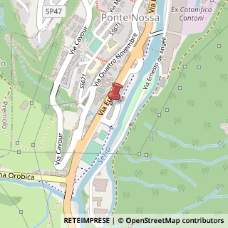 Mappa Via Europa, 119, 24028 Ponte Nossa, Bergamo (Lombardia)