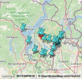 Mappa 21034 Cocquio-Trevisago VA, Italia (11.092)