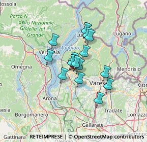 Mappa Via Larga, 21034 Cocquio-Trevisago VA, Italia (8.98824)