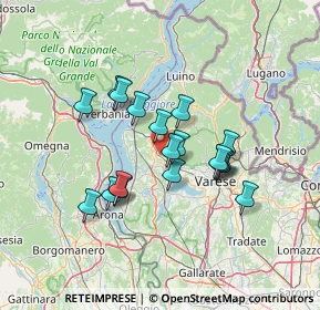 Mappa Via Larga, 21034 Cocquio-Trevisago VA, Italia (11.06684)