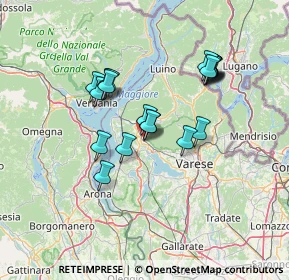 Mappa Via Larga, 21034 Cocquio-Trevisago VA, Italia (11.9885)