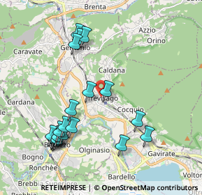 Mappa 21034 Cocquio-Trevisago VA, Italia (2.139)