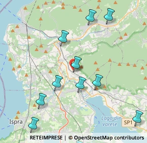 Mappa Via Larga, 21034 Cocquio-Trevisago VA, Italia (5.19583)