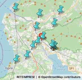 Mappa Via Larga, 21034 Cocquio-Trevisago VA, Italia (3.48714)