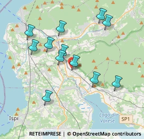 Mappa Via Larga, 21034 Cocquio-Trevisago VA, Italia (3.7175)