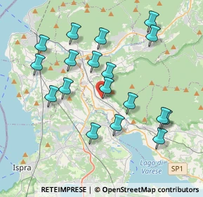 Mappa Via Larga, 21034 Cocquio-Trevisago VA, Italia (3.83722)