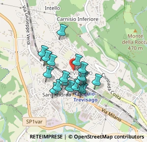 Mappa Via Larga, 21034 Cocquio-Trevisago VA, Italia (0.3175)