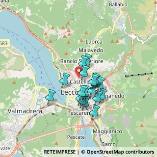Mappa Via Privata Monterotondo, 23900 Lecco LC, Italia (1.27667)