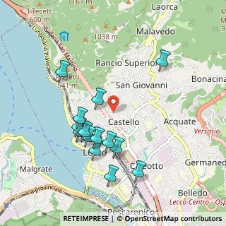 Mappa Via Galandra, 23900 Lecco LC, Italia (0.93357)
