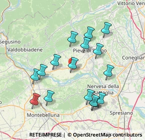 Mappa Via Villamatta, 31020 Sernaglia della Battaglia TV, Italia (7.36313)